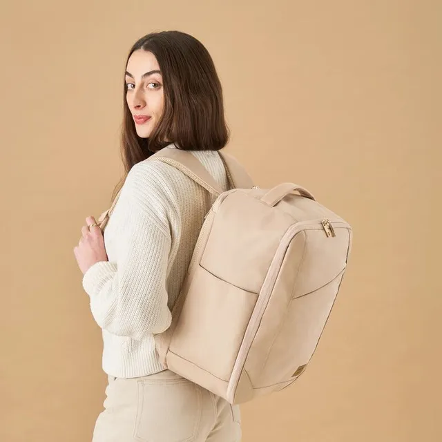cabin-max-manhattan-24l-handgep-ck-rucksack-40x30x20-beige image 1