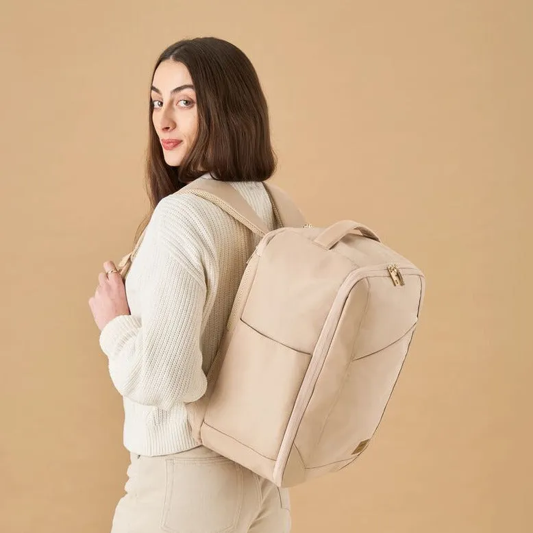 cabin-max-manhattan-24l-handgep-ck-rucksack-40x30x20-beige image 1