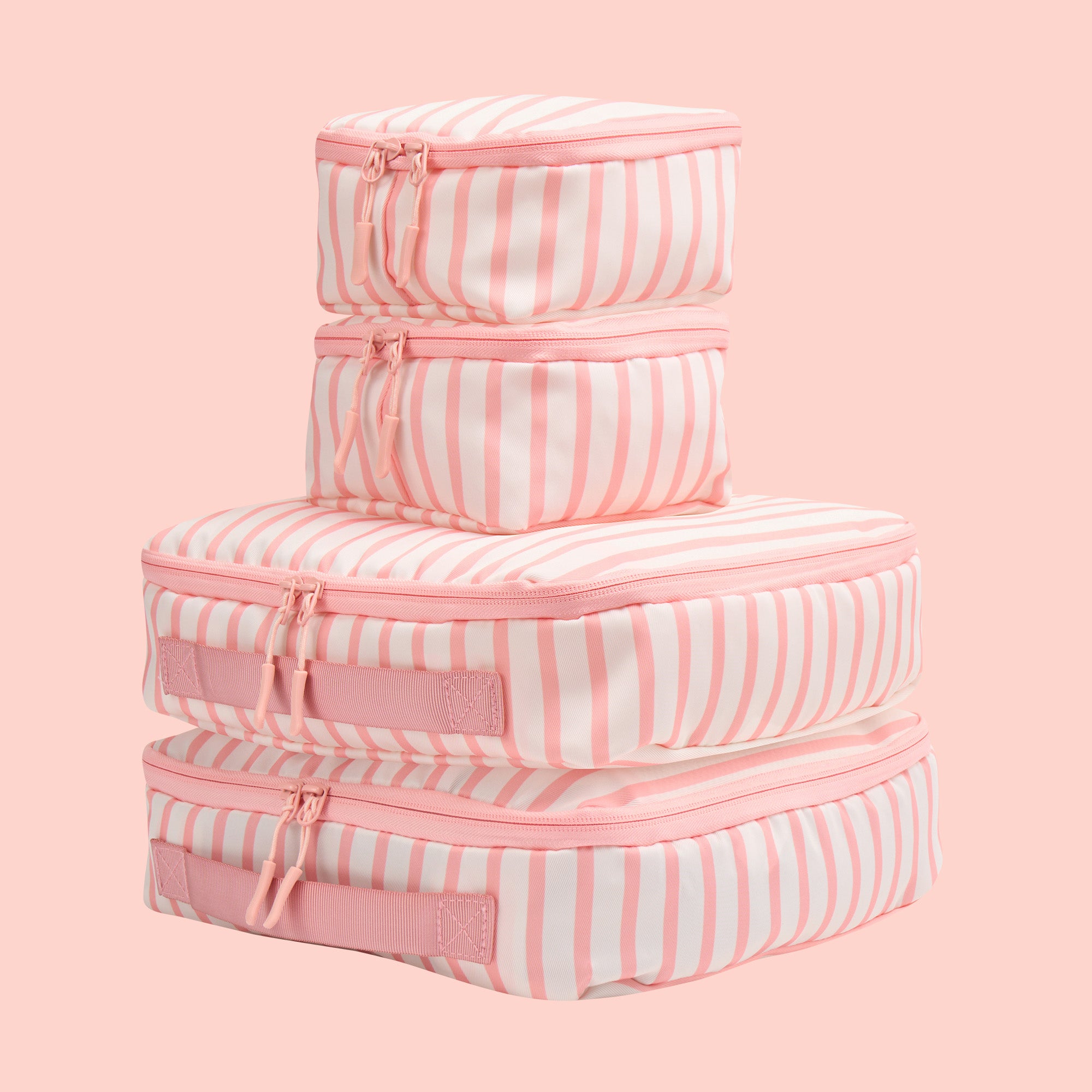 cabin-max-accessories-packing-cubes-5-teilig-rosa-gestreift-organizer image 6