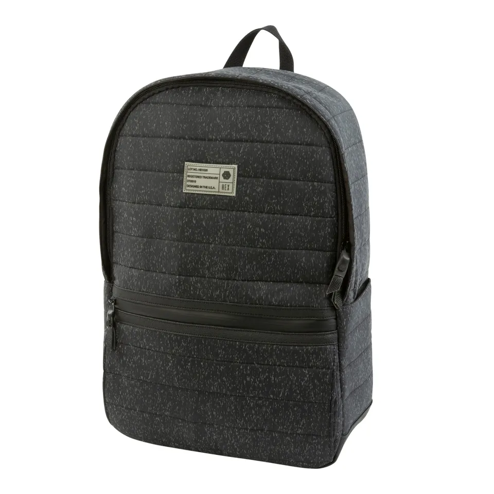 hex-logic-backpack-black-reflective-rucksack-laptop image 1