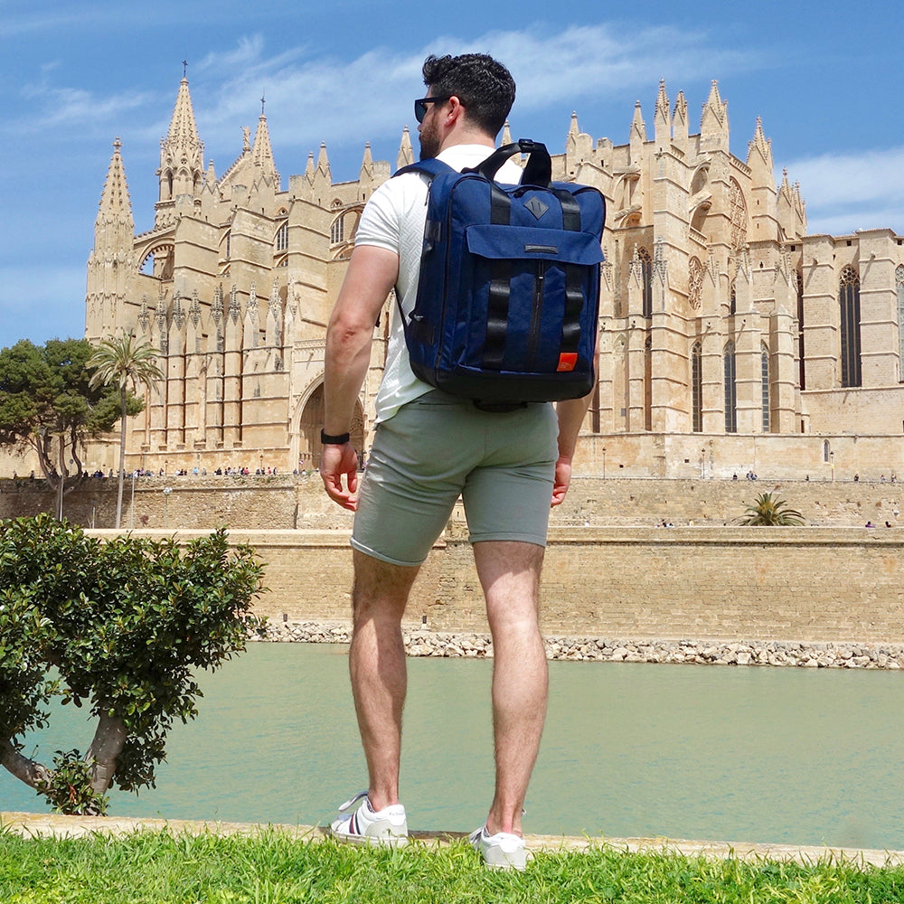 cabin-max-memphis-30l-travel-backpack-rpet-ink-blue image 2