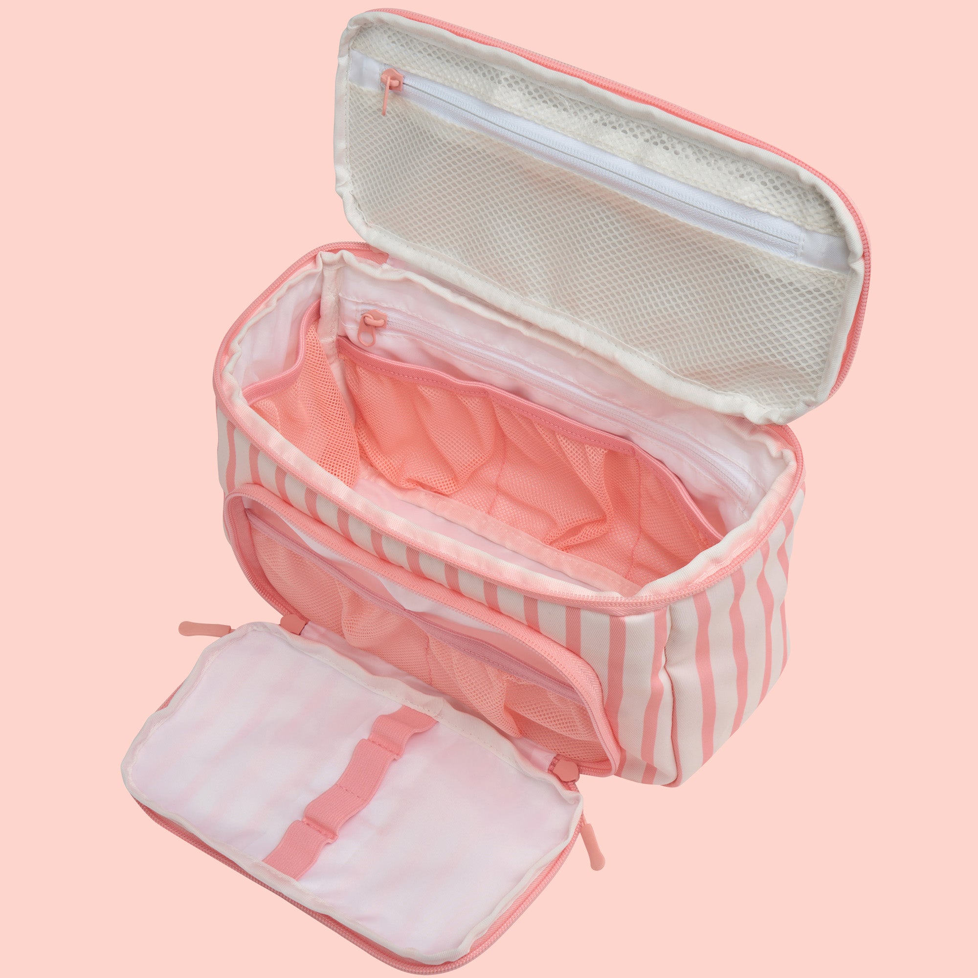 cabin-max-classic-kulturbeutel-gestreift-pink-waschtasche image 8