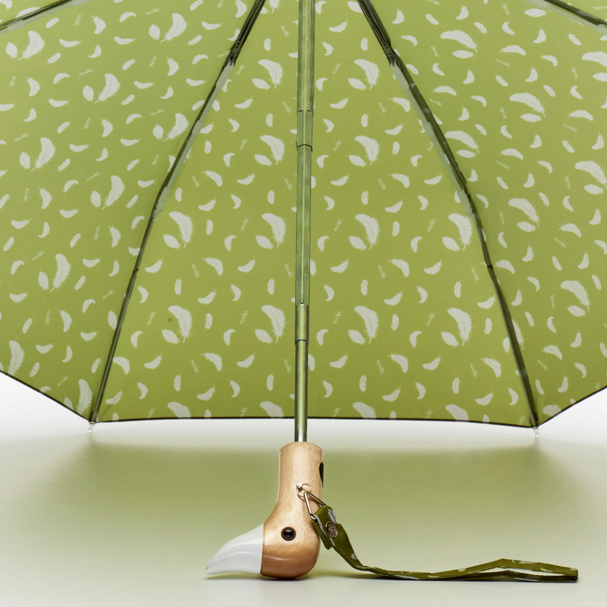 duckhead-the-duckhead-nanga-compact-regenschirm-khaki image 7