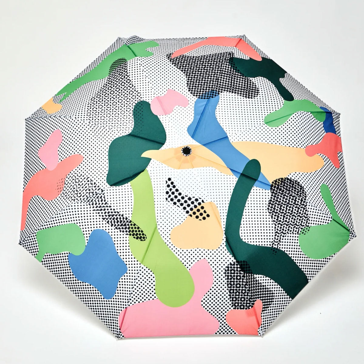 duckhead-the-duckhead-dots-regenschirm-gepunktet-recycelt image 2