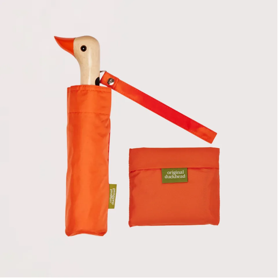 duckhead-bundles-pumpkin-regenschirm-set-orange-recycelt image 1