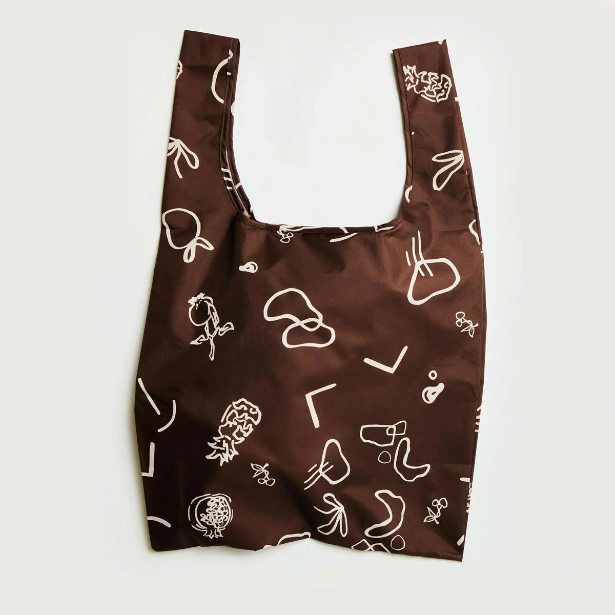duckhead-the-bag-chocolate-fruits-einkaufstasche-faltbar image 1