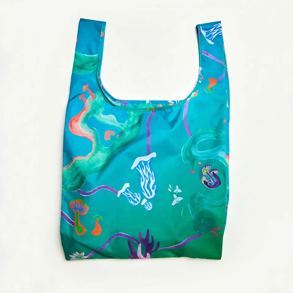 duckhead-the-bag-aqua-fungi-einkaufstasche-wiederverwendbar image 1