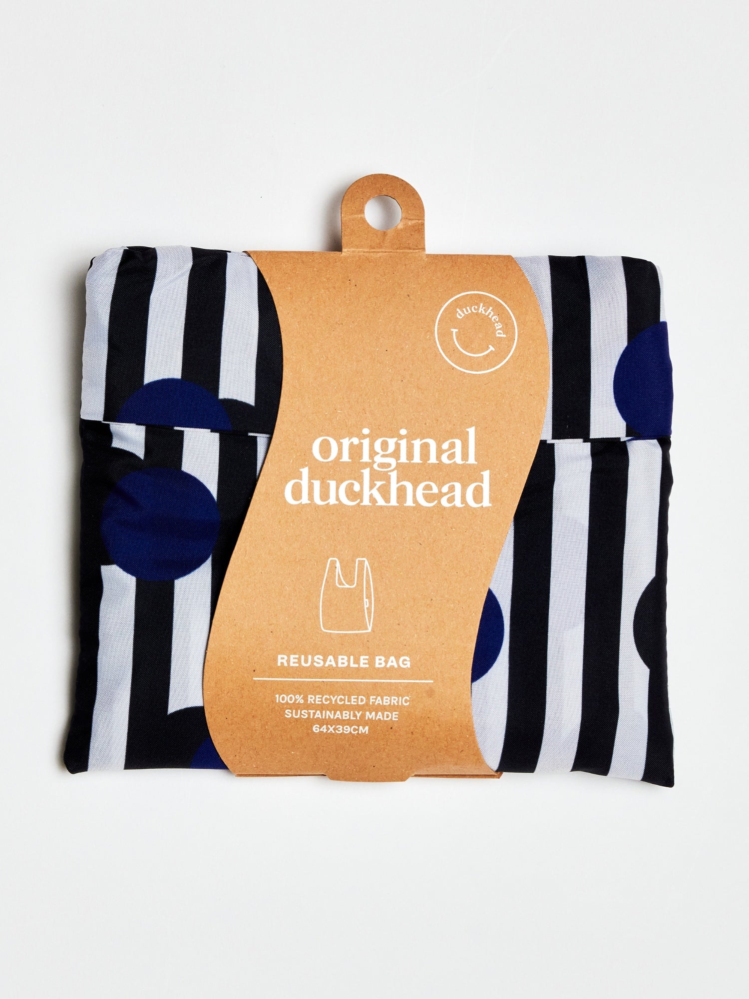 duckhead-the-bag-polka-stripe-stoffbeutel-wiederverwendbar-leicht image 5