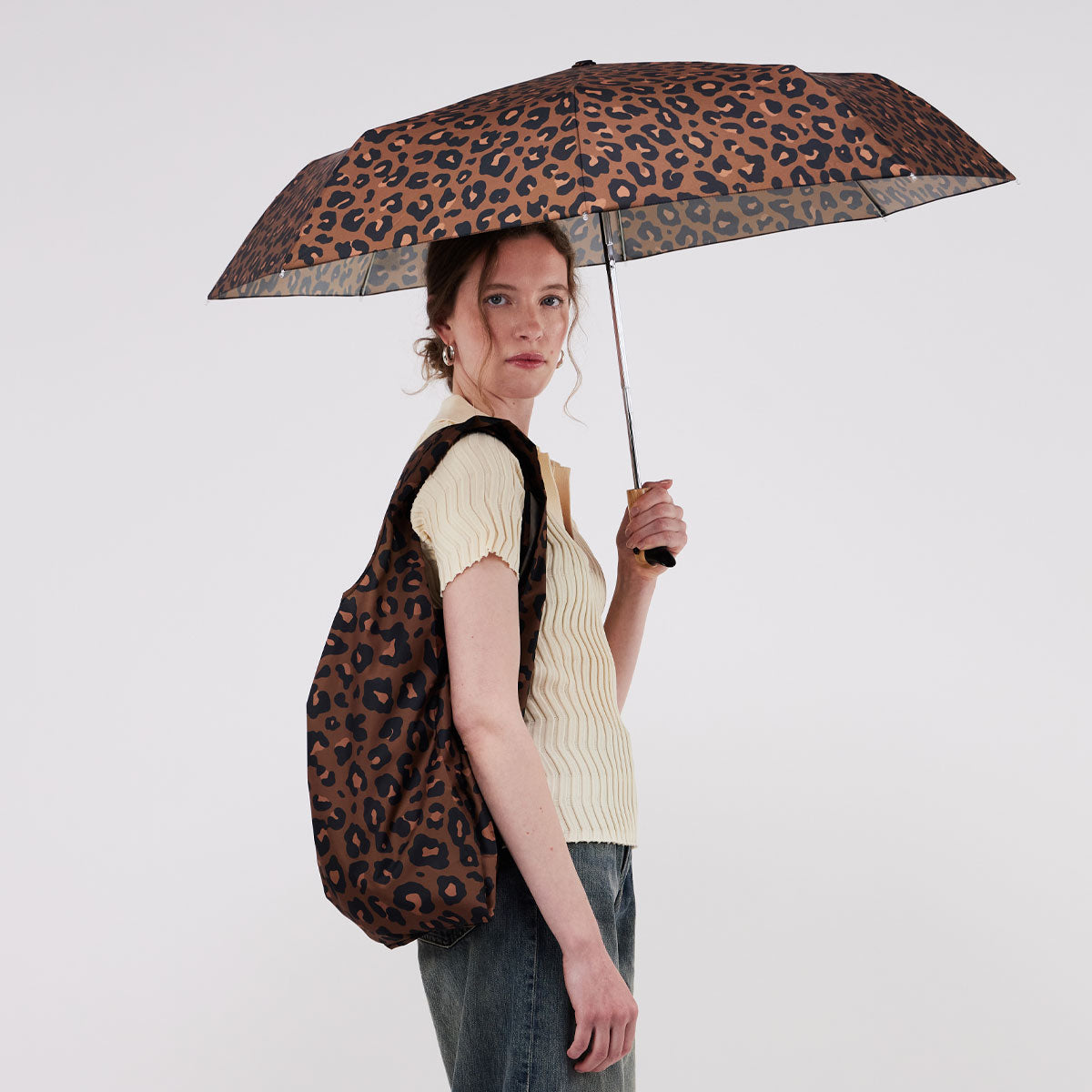duckhead-bundles-leopard-set-regenschirm-tote-bag image 2