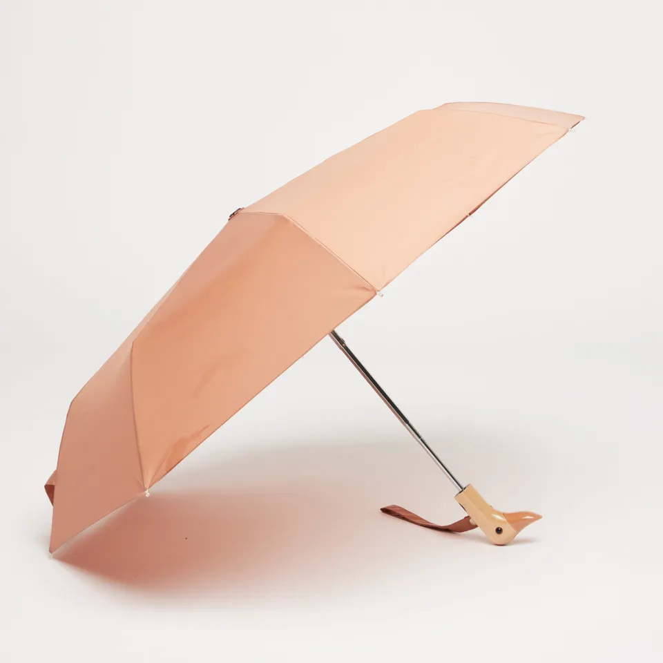 duckhead-the-duckhead-mocha-mousse-taschenschirm-kompakt-braun-recycelt image 1