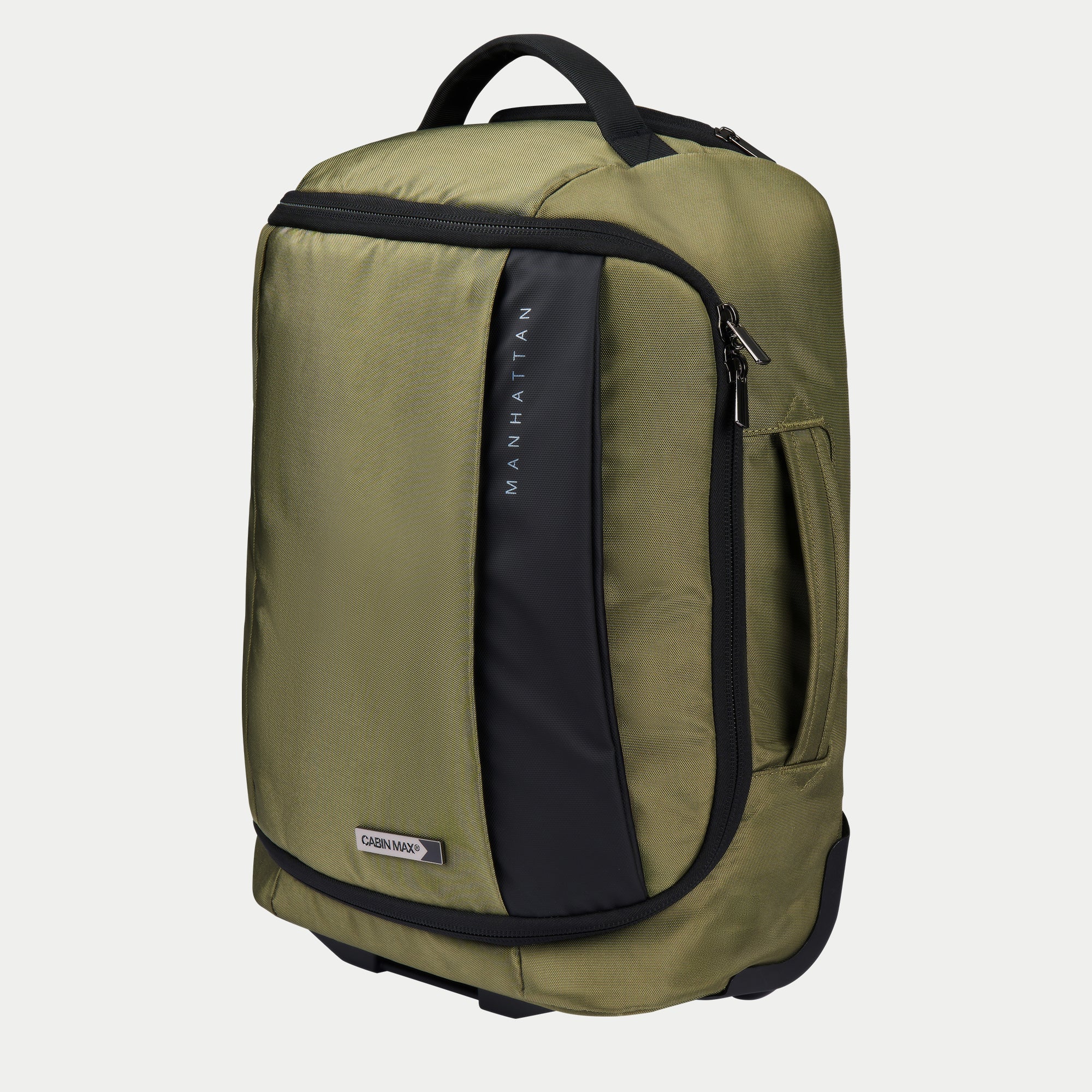 cabin-max-manhattan-pro-trolley-30l-45x36x20-moss-green-laptop image 3