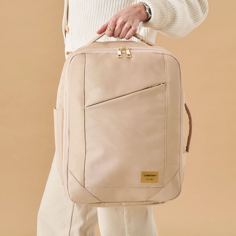 cabin-max-manhattan-24l-handgep-ck-rucksack-40x30x20-beige image 7