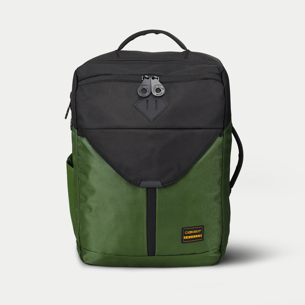 cabin-max-equator-x-rucksack-24l-40x30x20-inca-green-laptop image 2