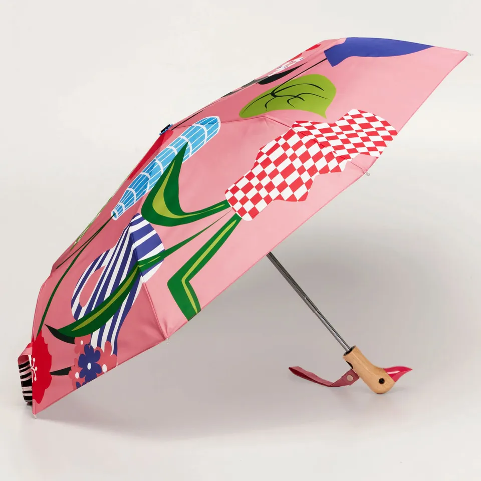 duckhead-the-duckhead-regenschirm-vases-muster-recycelt image 1