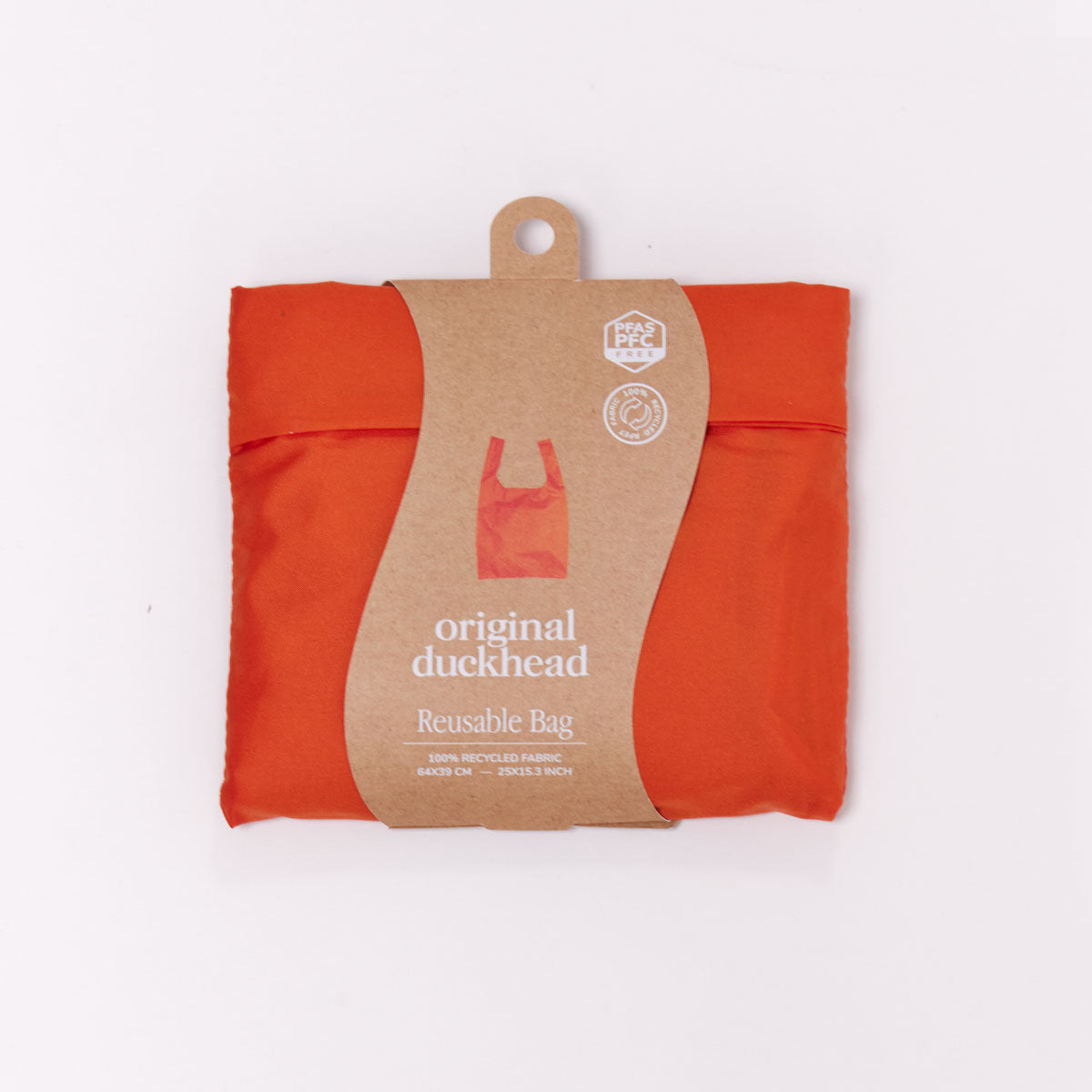 duckhead-the-bag-pumpkin-einkaufstasche-orange-recycelt image 3