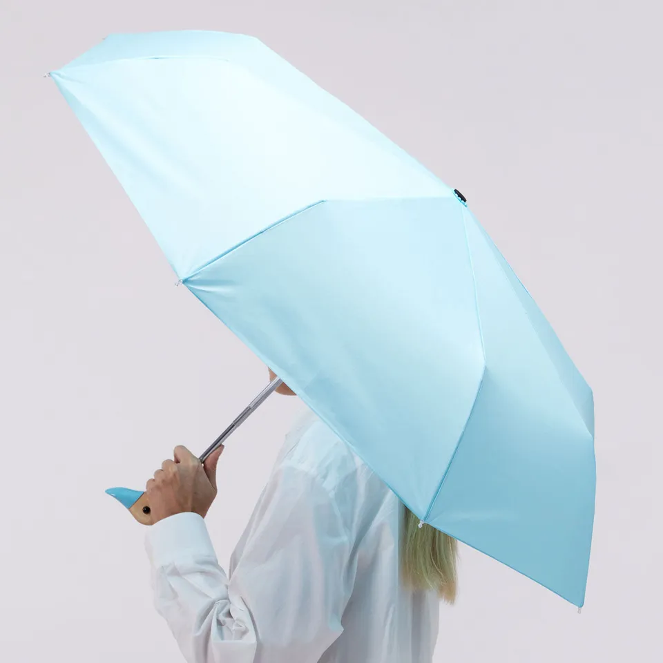 duckhead-the-duckhead-taschenschirm-popsicle-blue-recycelt-kompakt image 1