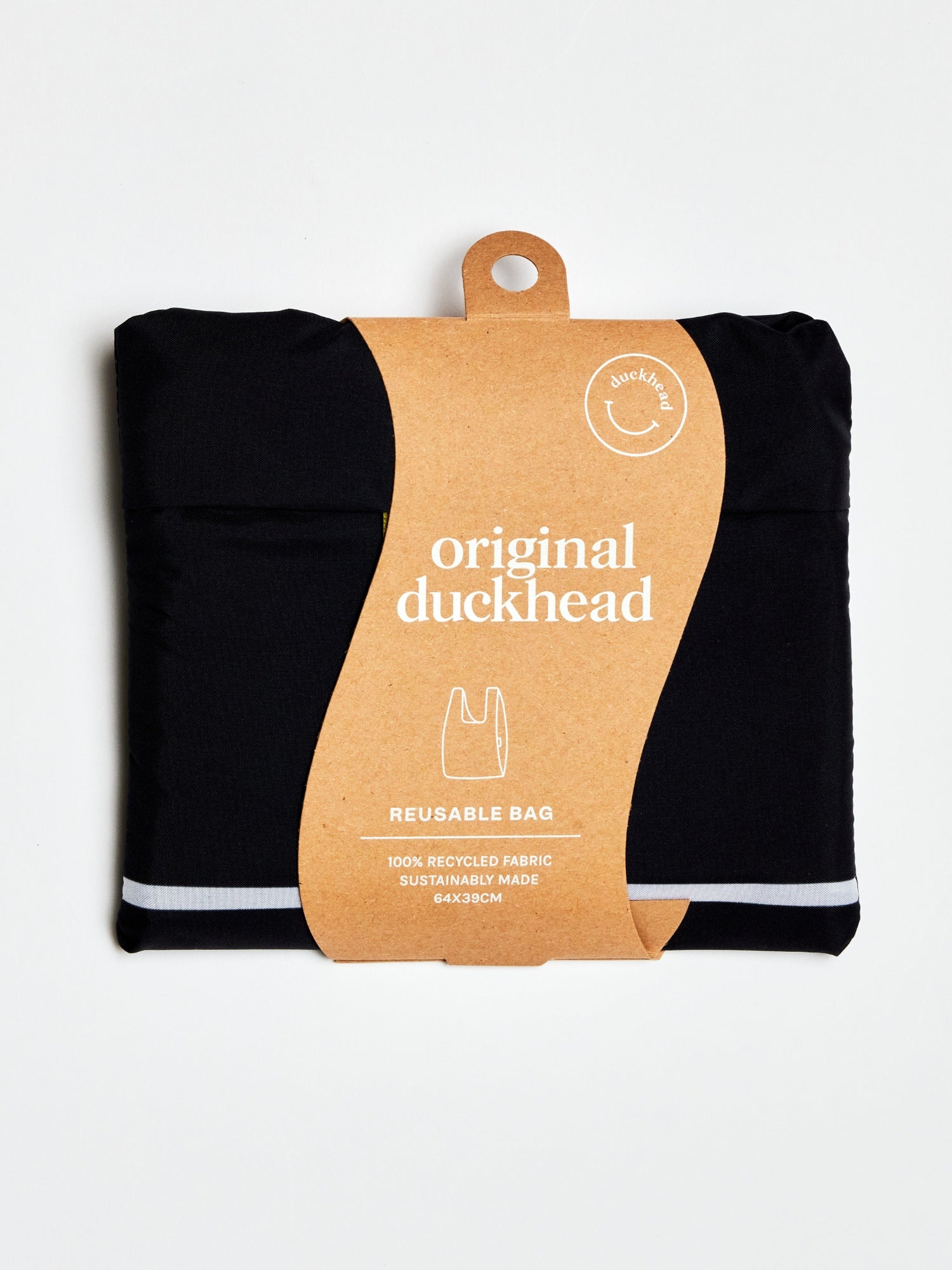 duckhead-the-bag-black-grid-einkaufstasche-recycelt image 5