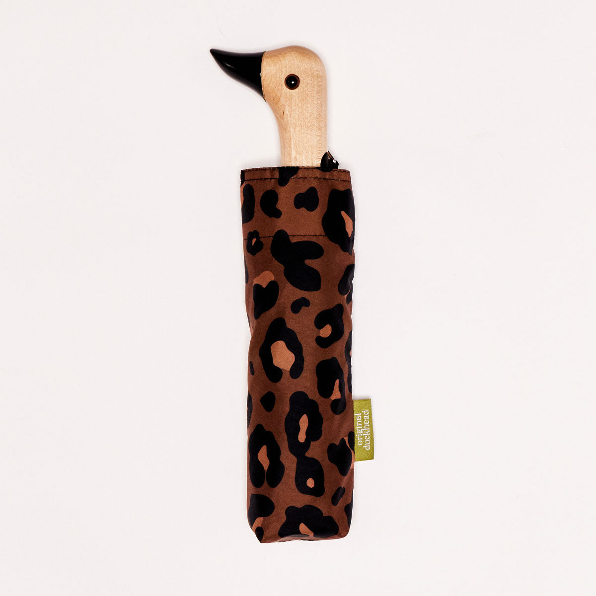 duckhead-the-duckhead-leopard-compact-regenschirm-tiermuster image 4