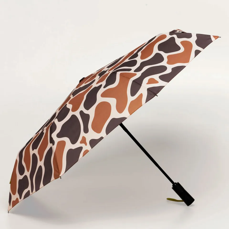 duckhead-the-daily-taupe-ripples-regenschirm-automatik-beige-upf image 1