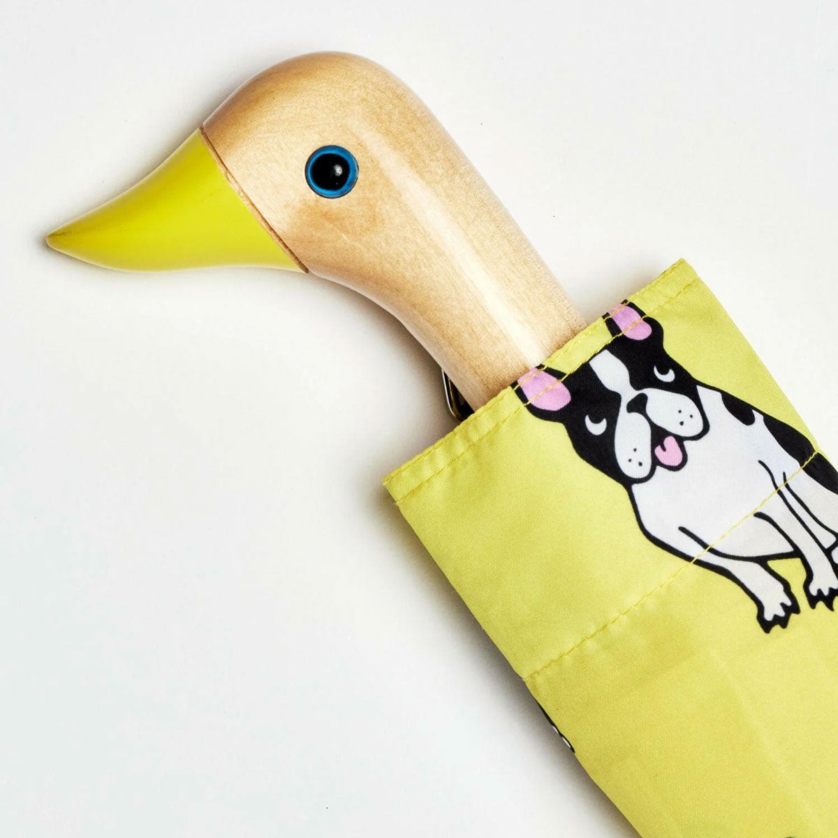 duckhead-bulldogge-gelb-taschenschirm-coucou-suzette-recycelt image 4