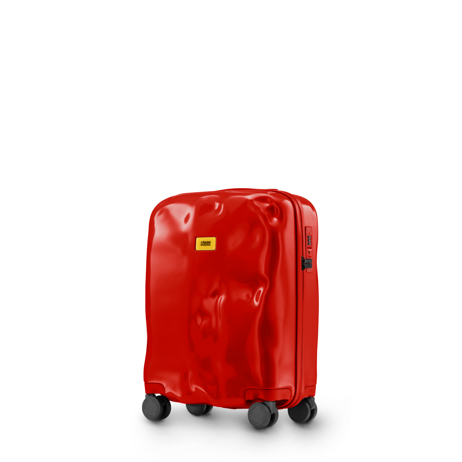 crash-baggage-icon-hartschalenkoffer-rot-dellen-design image 2