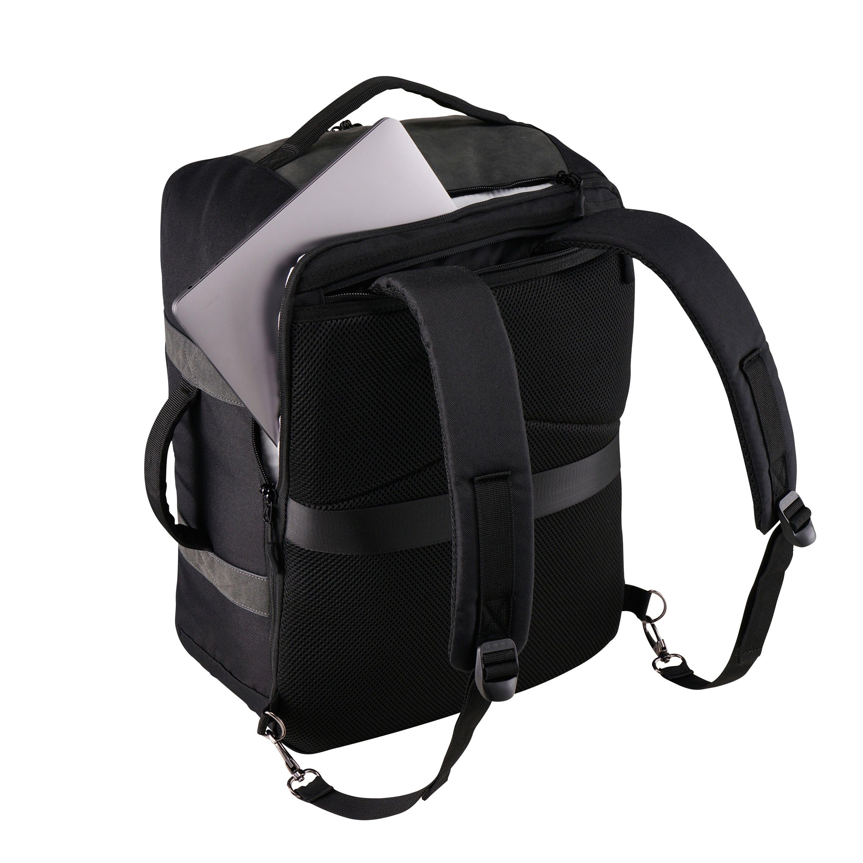 cabin-max-manhattan-rucksack-30l-45x36x20-laptop-black-rpet image 6