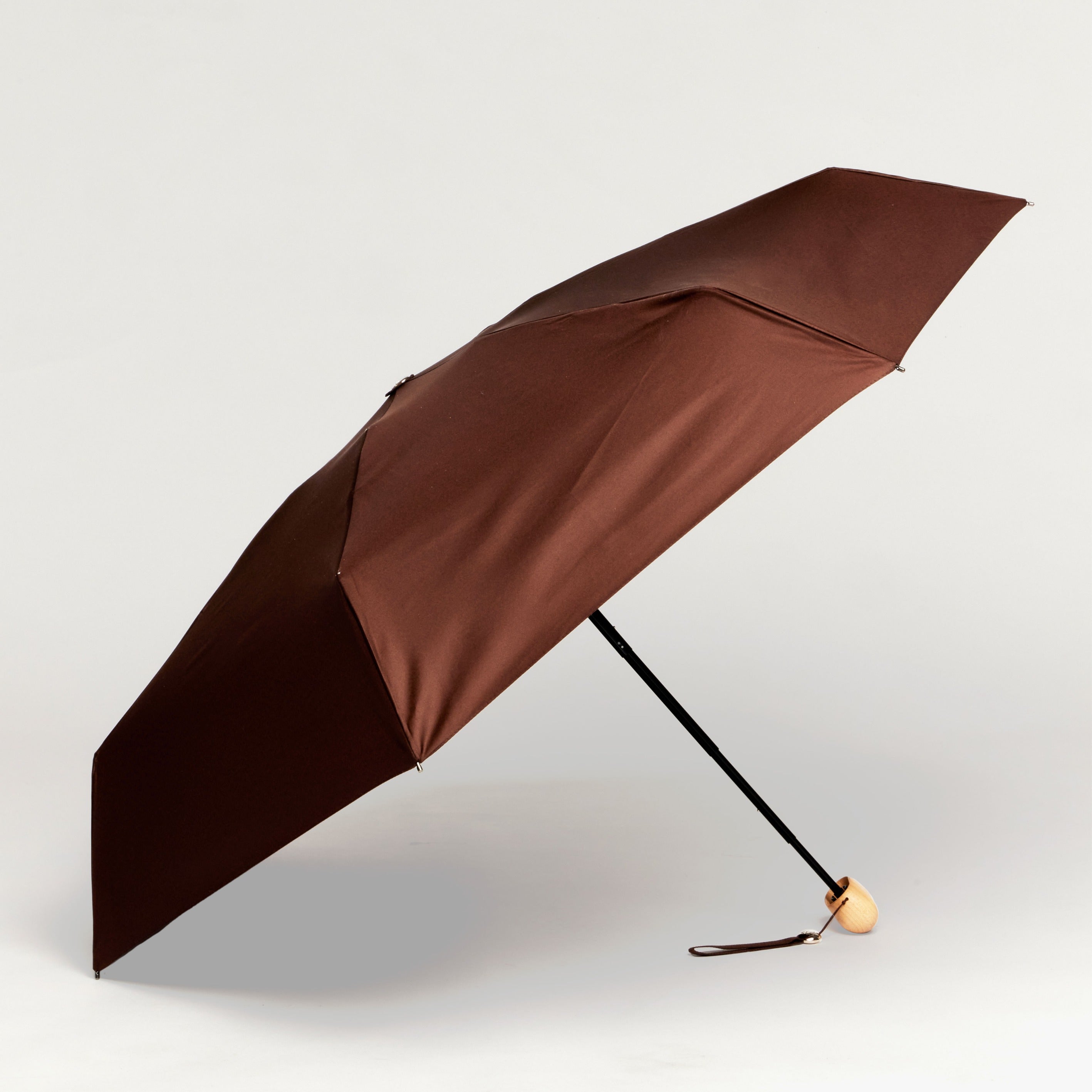 duckhead-the-mini-espresso-taschenschirm-braun-kompakt image 3