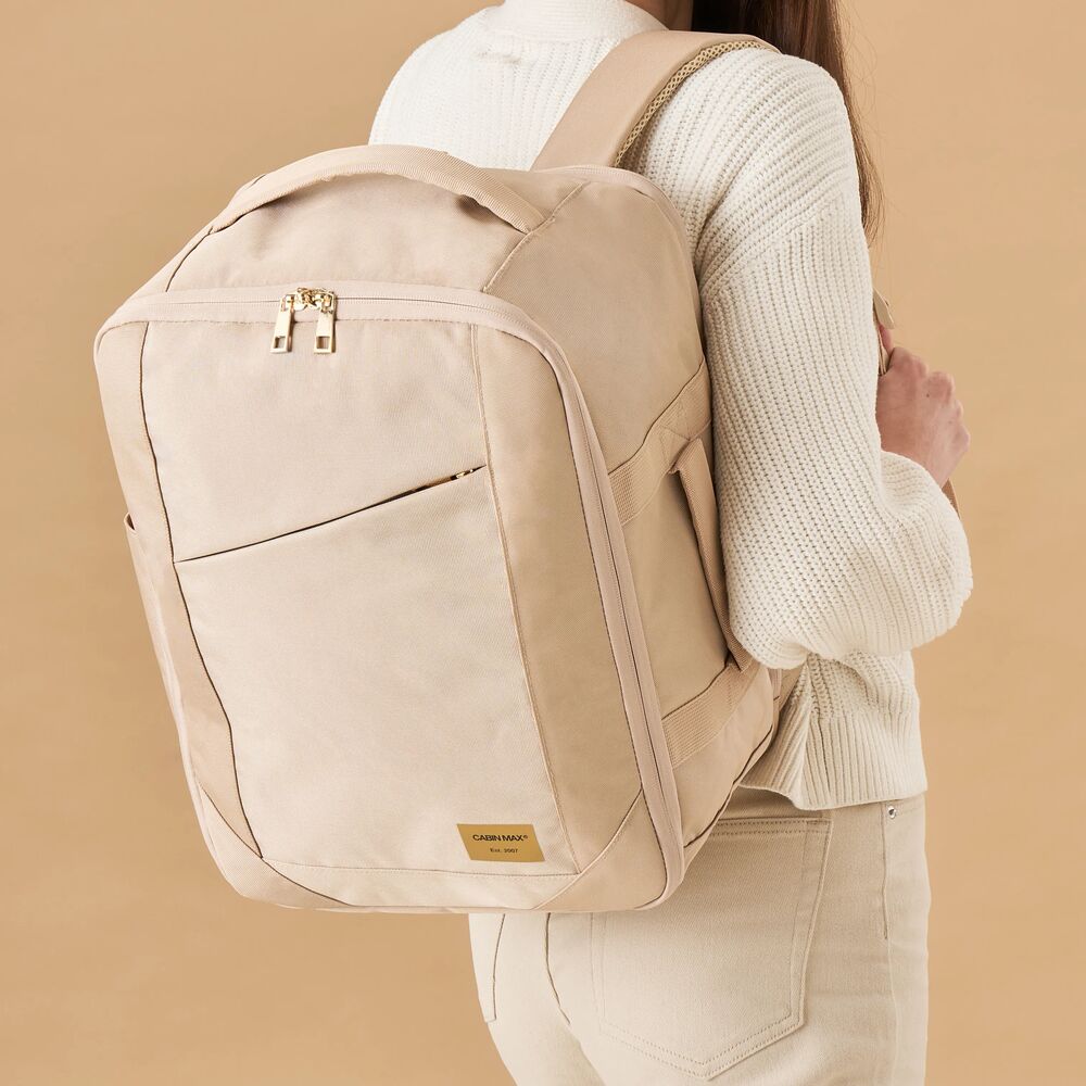cabin-max-manhattan-24l-handgep-ck-rucksack-40x30x20-beige image 4