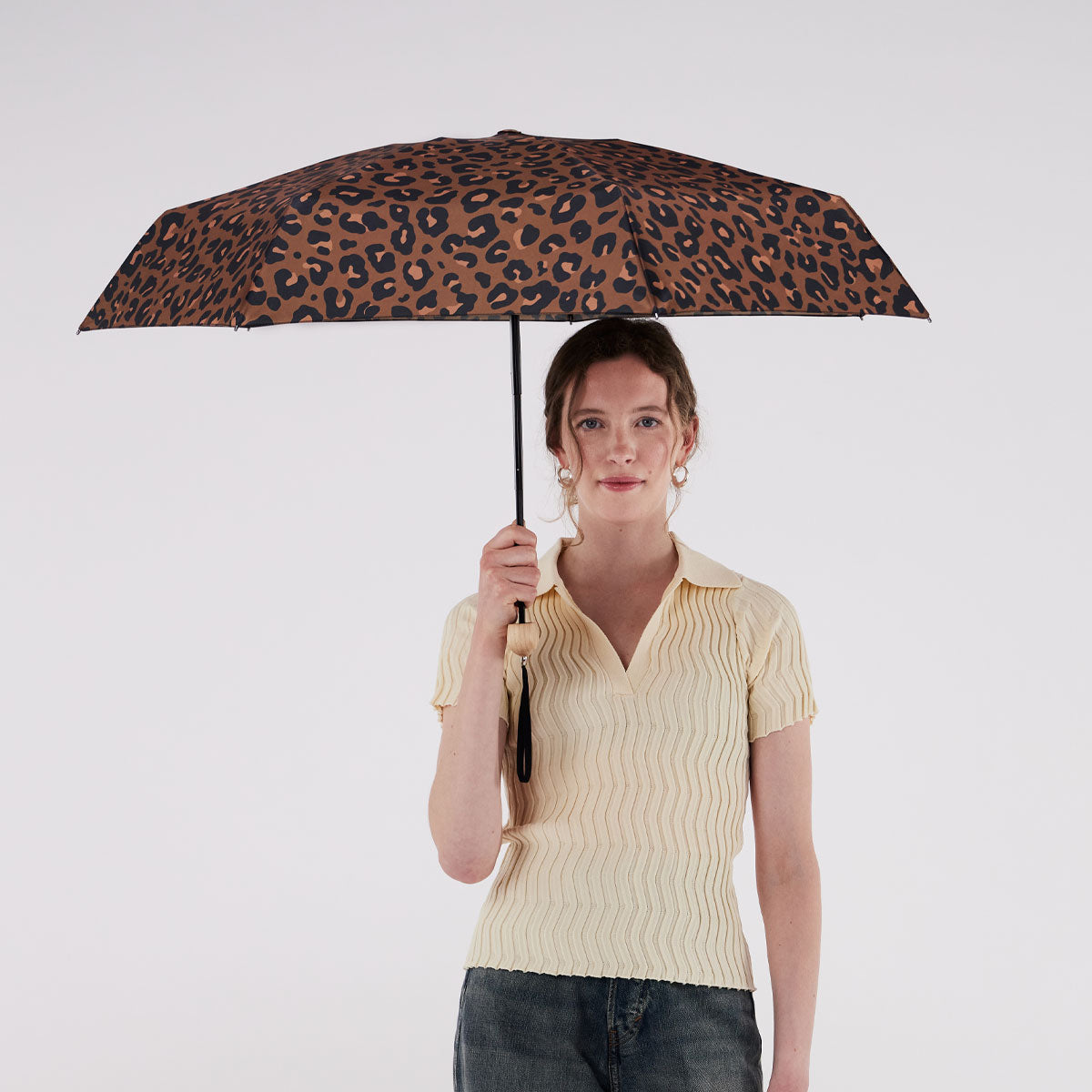 duckhead-the-mini-leopard-taschenschirm-leo-muster image 2