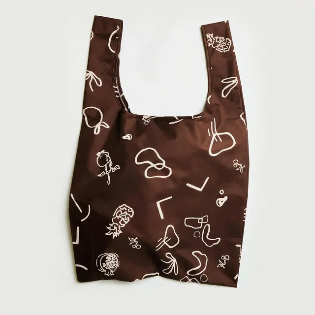 duckhead-the-bag-chocolate-fruits-einkaufstasche-faltbar image 1
