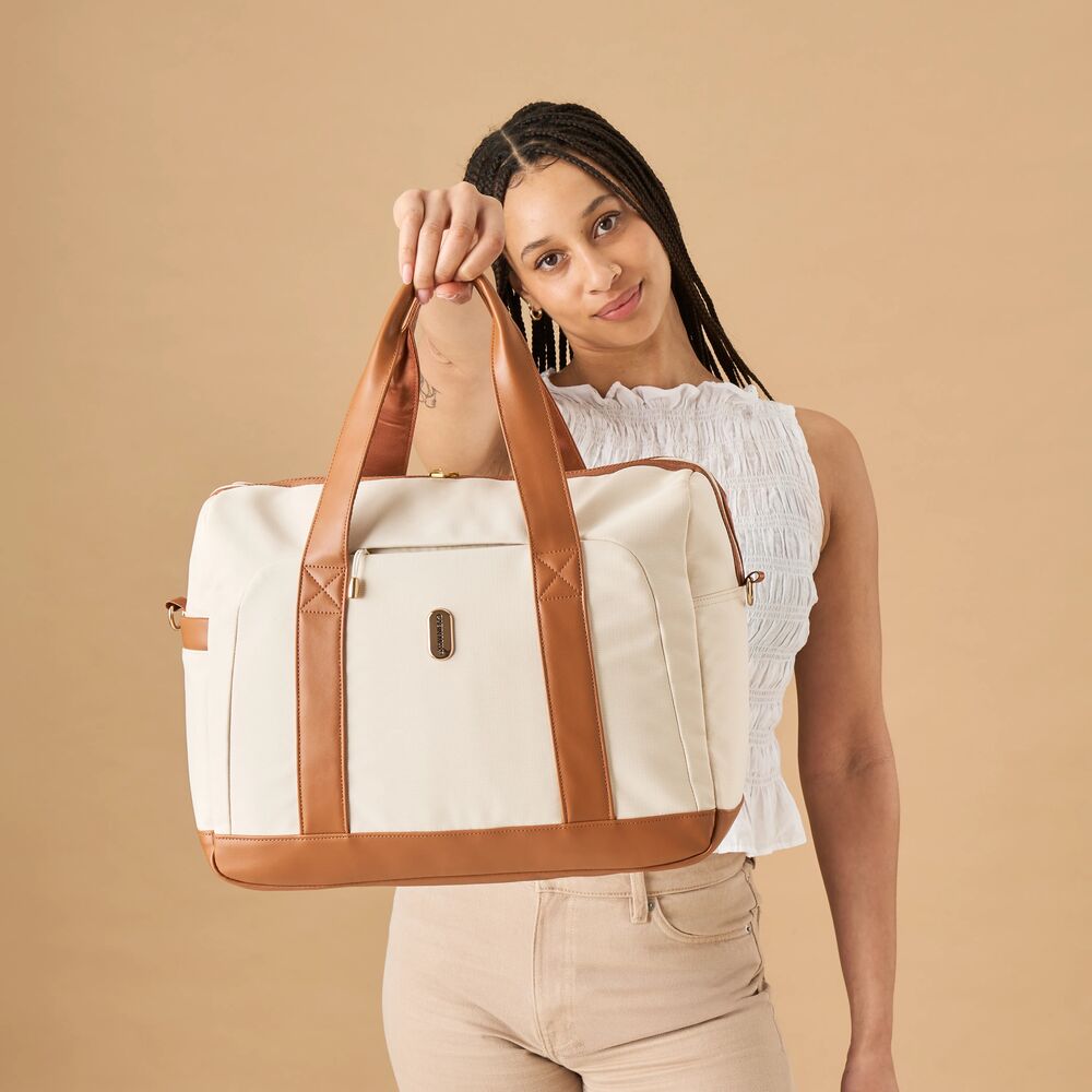 cabin-max-santa-cruz-18l-holdall-40x30x15-soft-pearl image 2