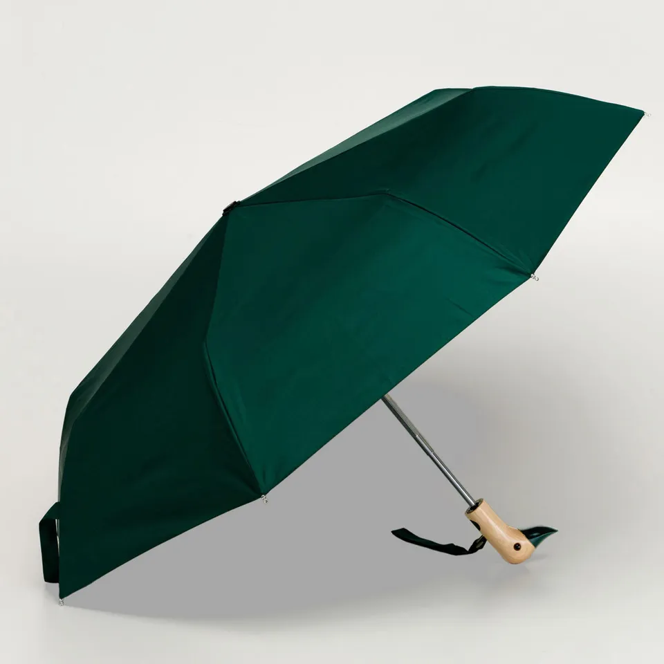 the-duckhead-forest-green-regenschirm-kompakt-recycelt image 1