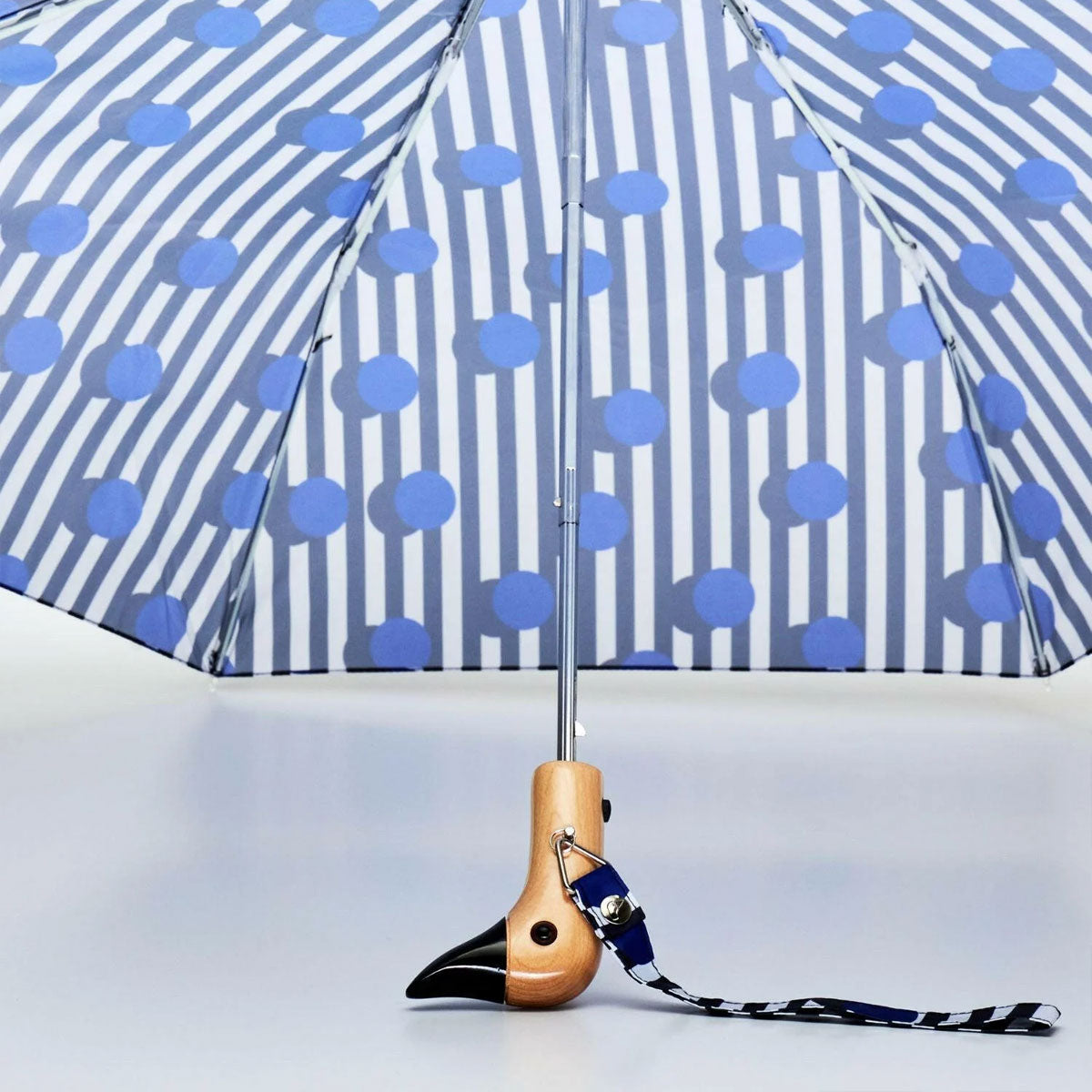 duckhead-the-duckhead-polkastripe-regenschirm-gestreift-recycelt image 4