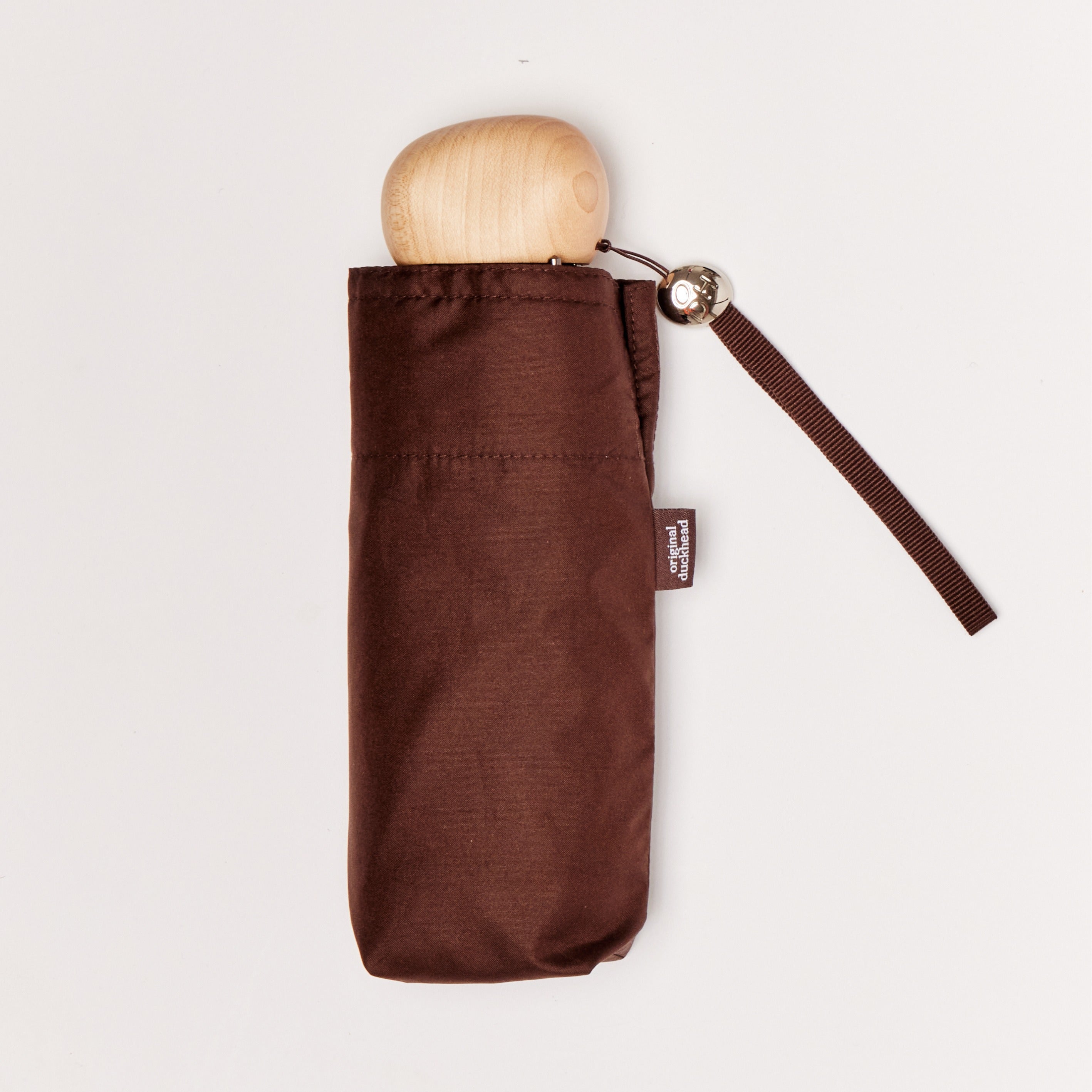 duckhead-the-mini-espresso-taschenschirm-braun-kompakt image 5