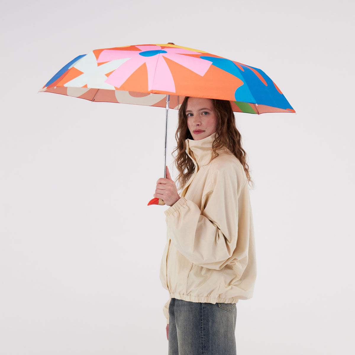 duckhead-salsa-compact-duck-regenschirm-rot-recycelt image 4
