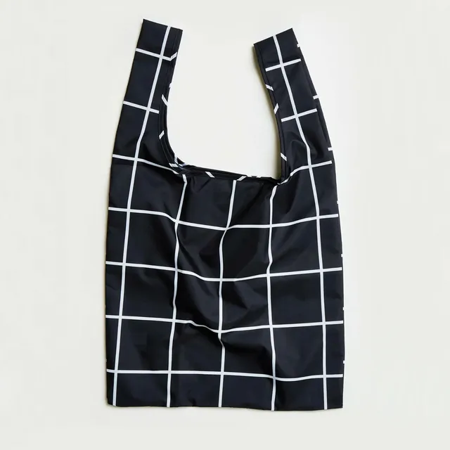 duckhead-the-bag-black-grid-einkaufstasche-recycelt image 1