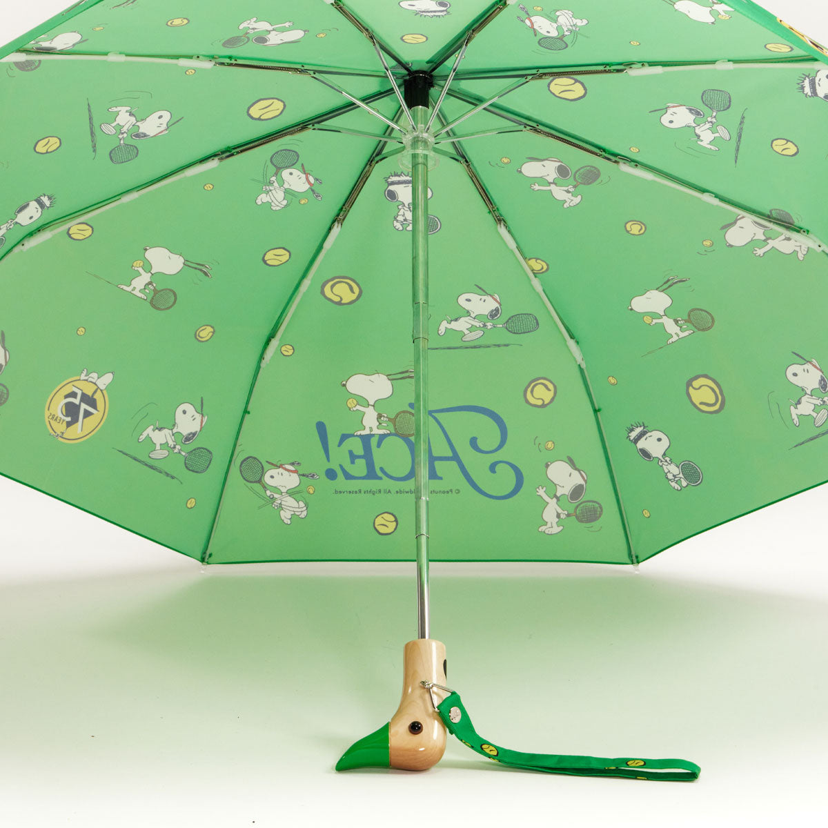 duckhead-the-duckhead-ace-compact-regenschirm-snoopy-gr-n image 4
