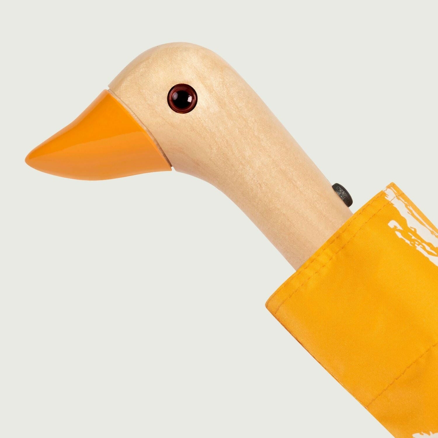 duckhead-saffron-brush-duck-regenschirm-kompakt-gelb-recycelt image 4
