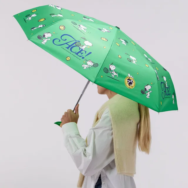 duckhead-the-duckhead-ace-compact-regenschirm-snoopy-gr-n image 1