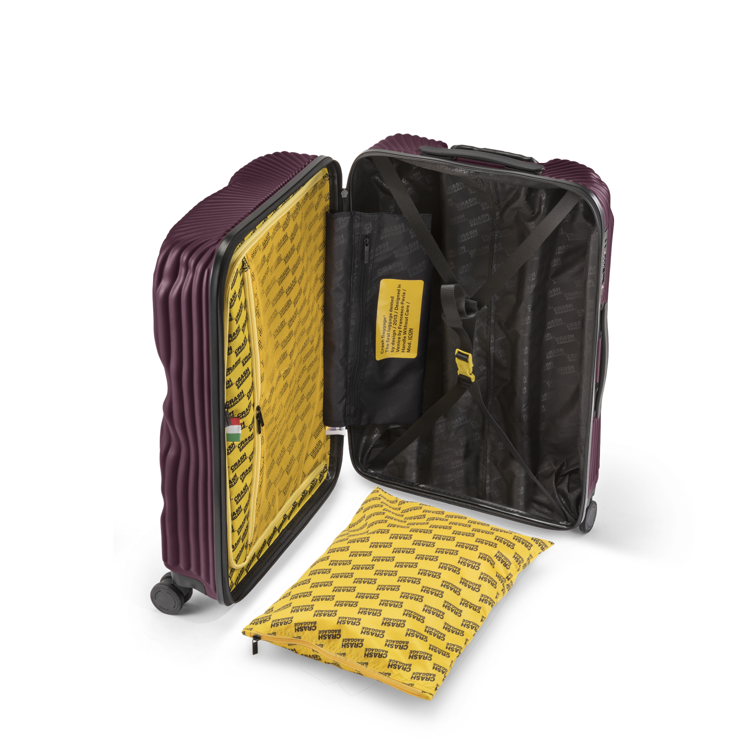 crash-baggage-stripe-koffer-hartschale-polycarbonat-handgep-ck image 4
