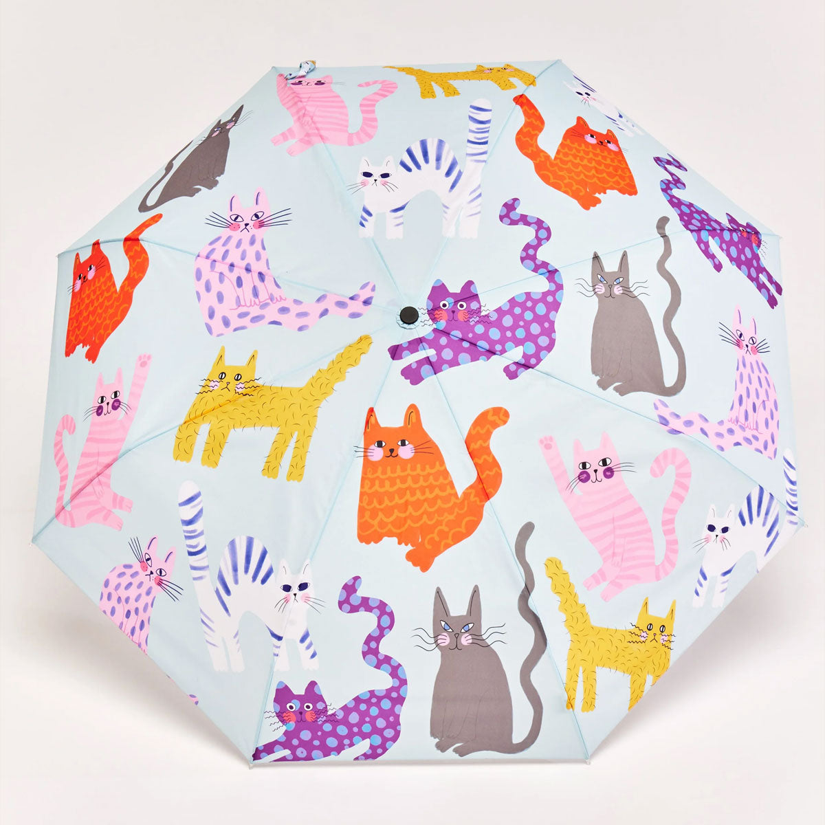 duckhead-arty-cats-ice-taschenschirm-katzenmotiv-recycelt image 5