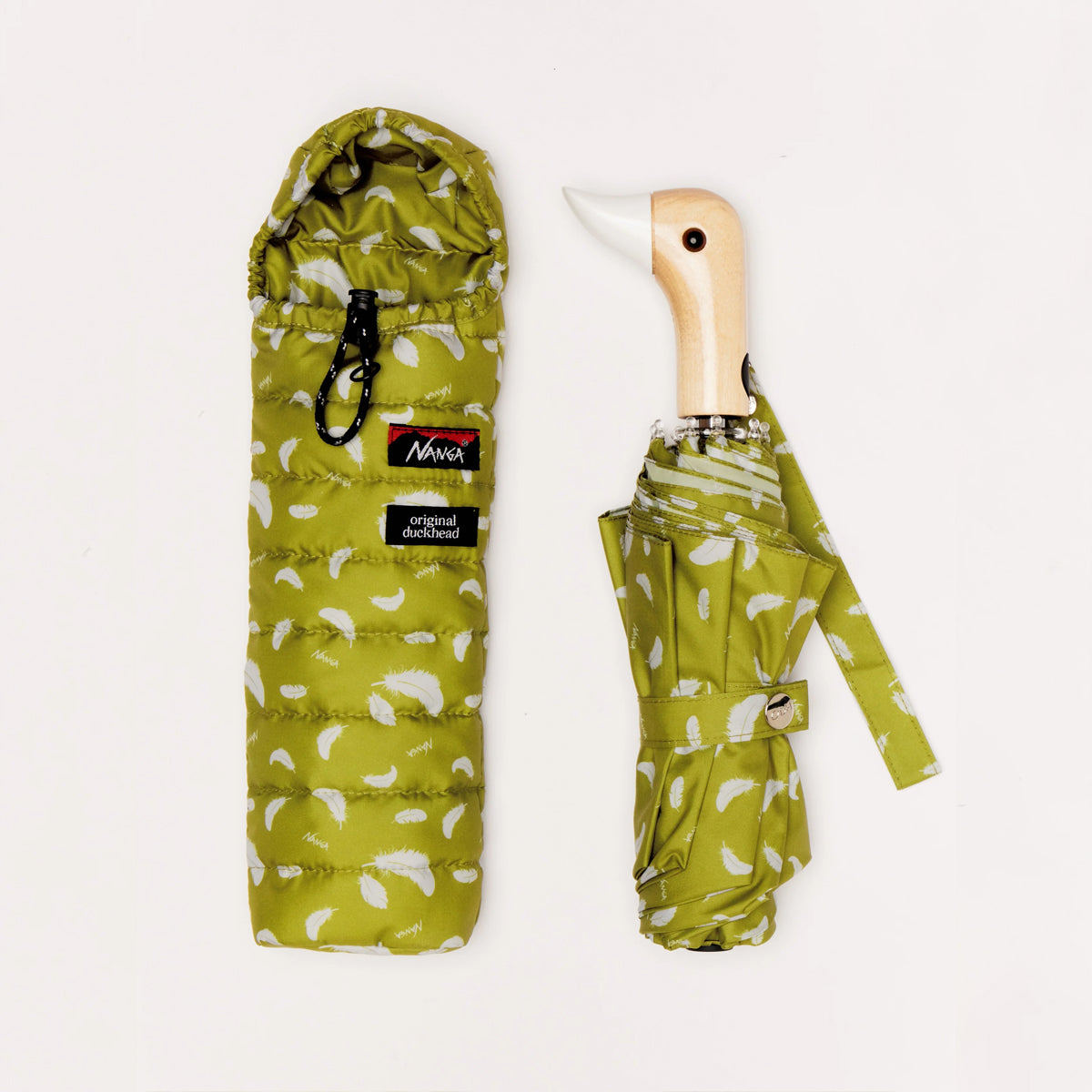 duckhead-the-duckhead-nanga-compact-regenschirm-khaki image 6
