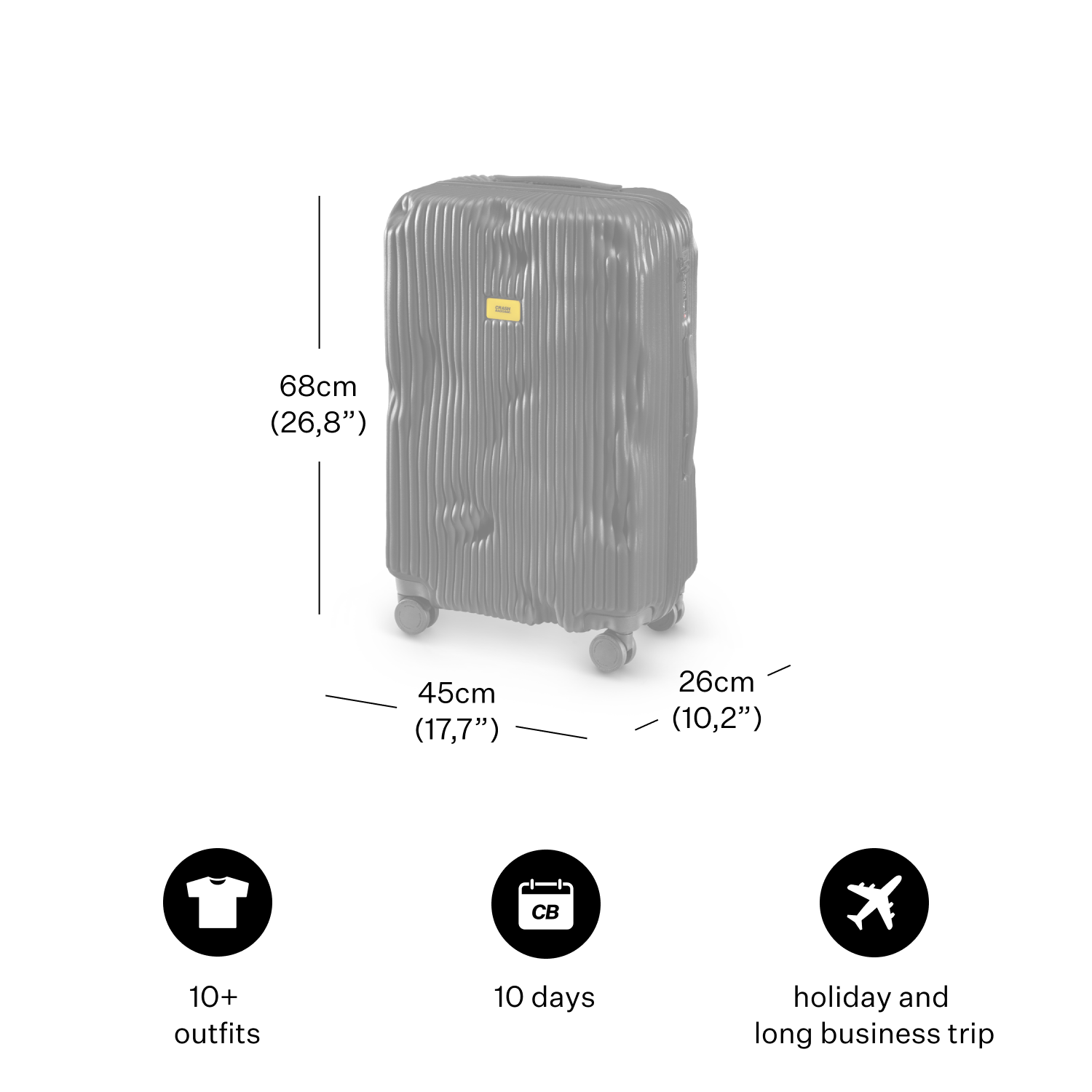 crash-baggage-stripe-koffer-hartschale-polycarbonat-handgep-ck image 6