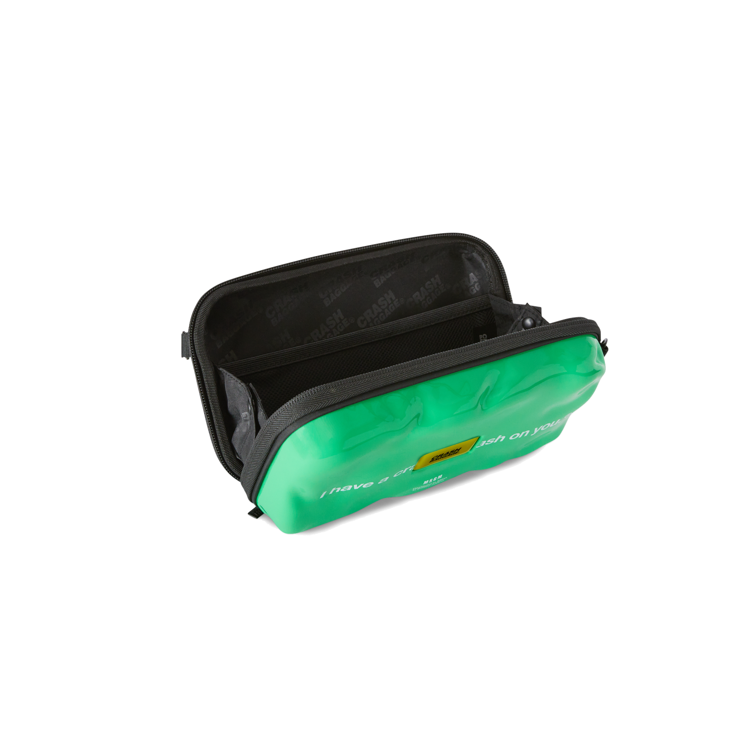 crash-baggage-msgm-mini-icon-mini-bag-polycarbonat-gr-n-schwarz image 4