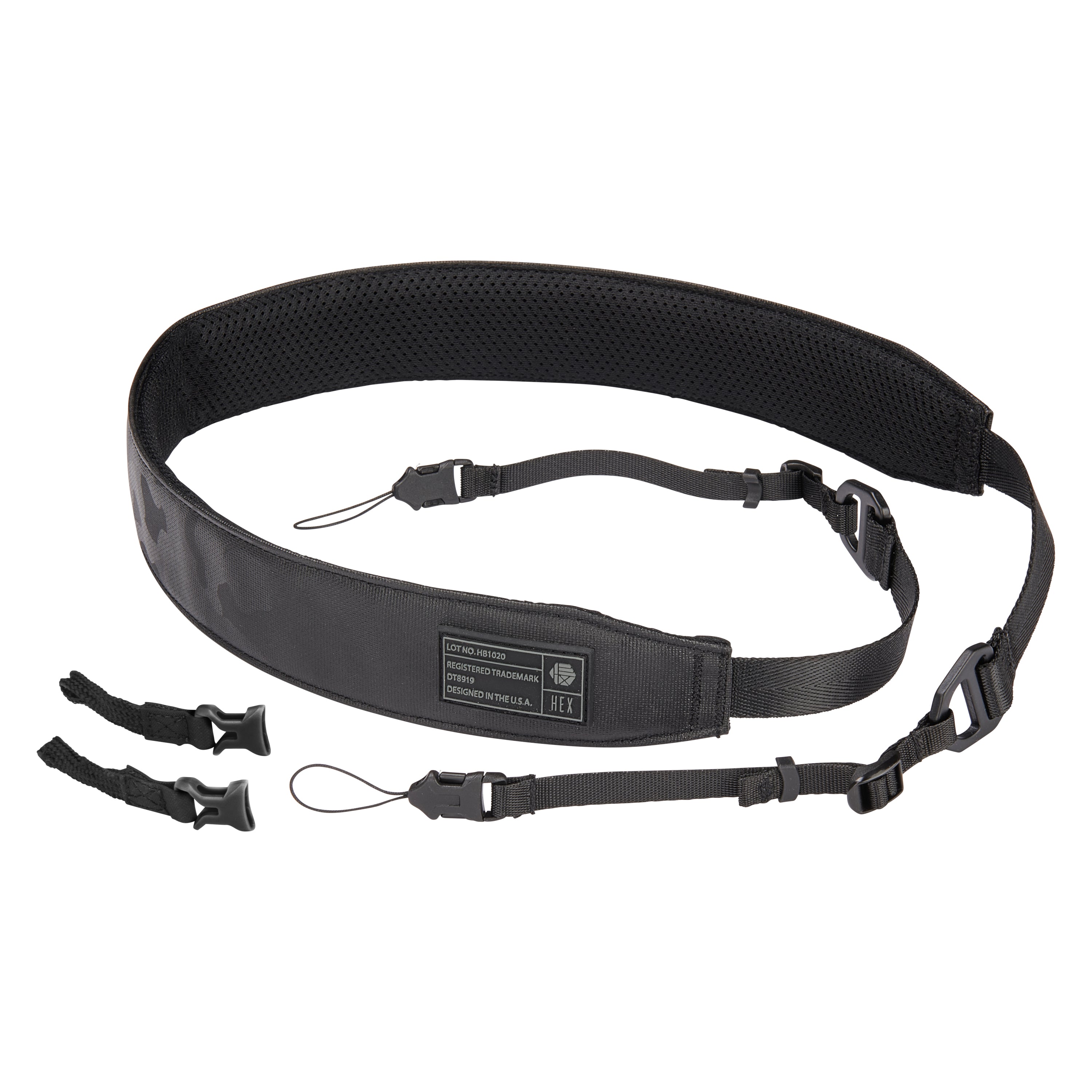 hex-ranger-camera-strap-kameragurt-blackout-camo image 1