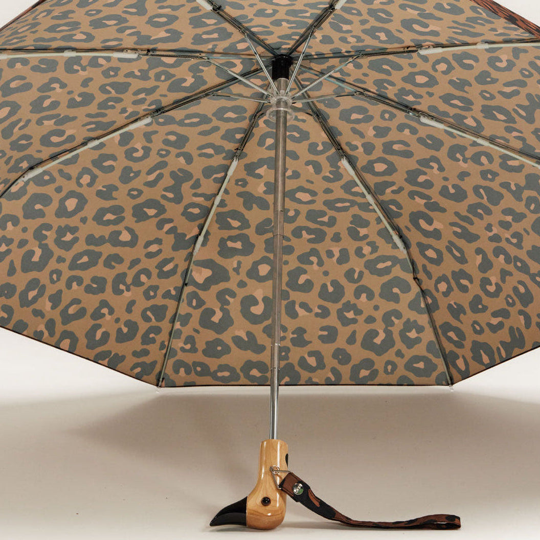 duckhead-the-duckhead-leopard-compact-regenschirm-tiermuster image 5