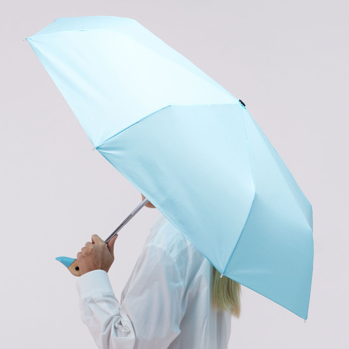 duckhead-the-duckhead-taschenschirm-popsicle-blue-recycelt-kompakt image 1