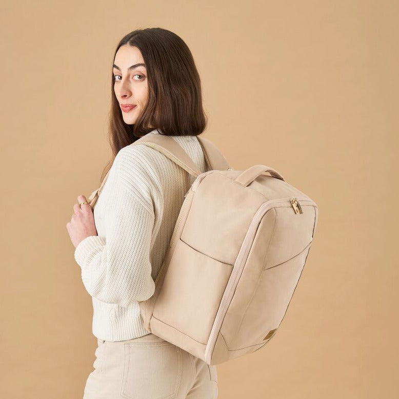 cabin-max-manhattan-24l-handgep-ck-rucksack-40x30x20-beige image 1