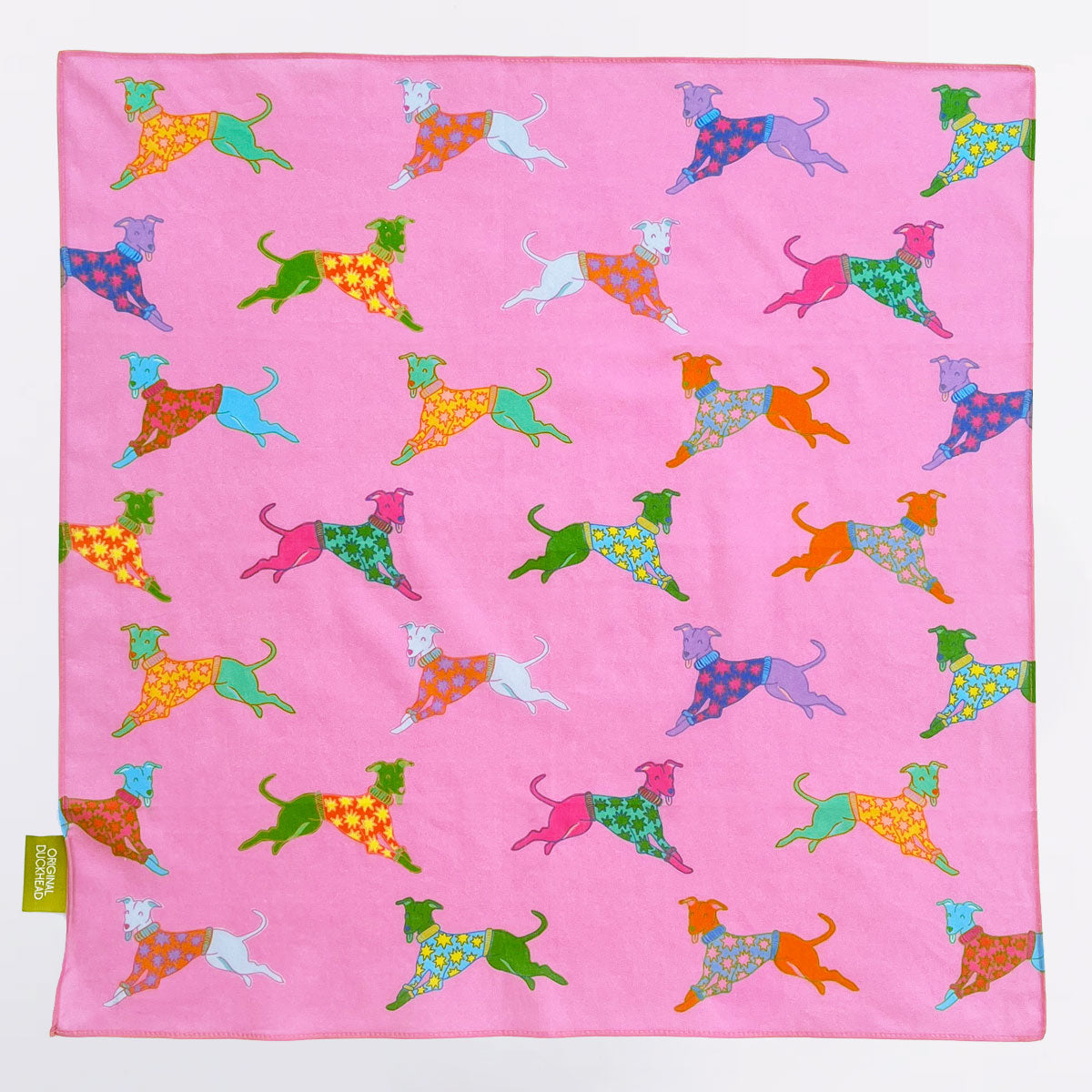 duckhead-dog-bandanas-dogs-in-pink-hundehalstuch-rosa image 1