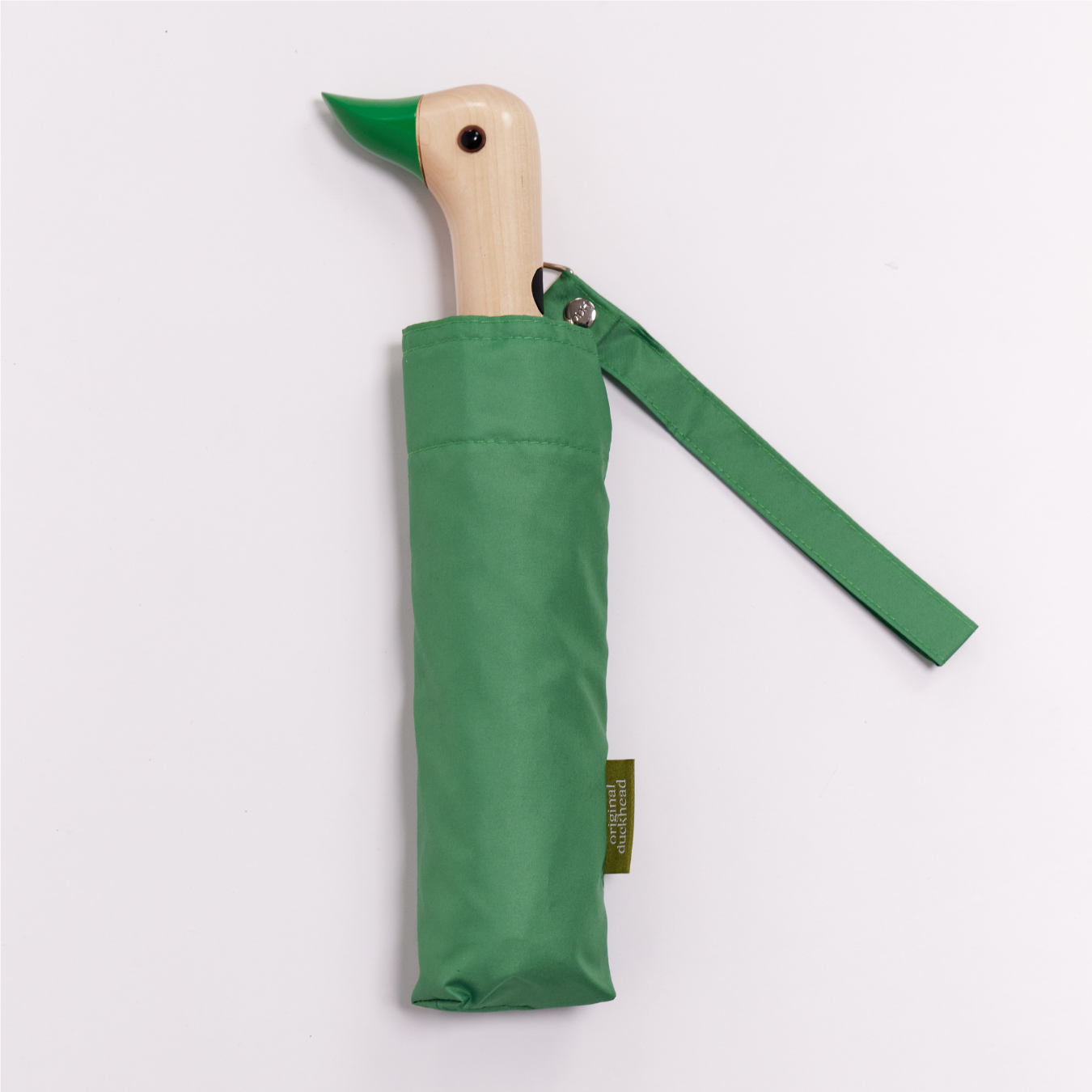 duckhead-the-duckhead-matcha-taschenschirm-kompakt-gr-n-recycelt image 2